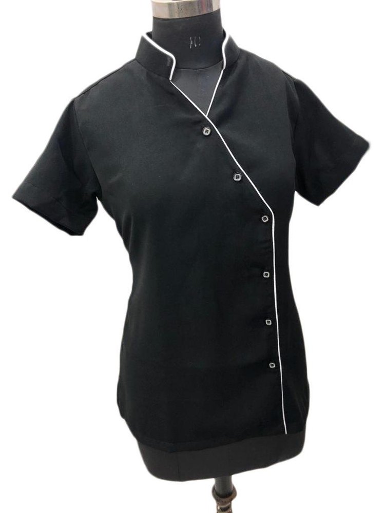 Formal Black Spa Uniform, Size: Medium