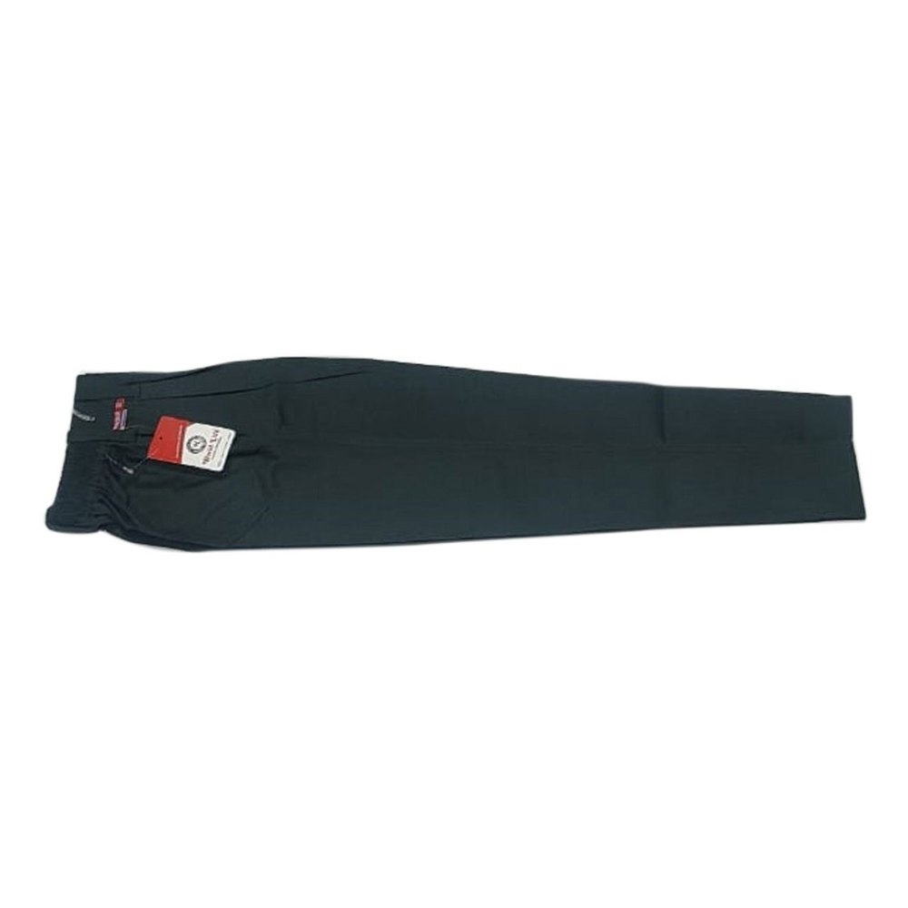 Cotton Black Boys School Uniform Pant