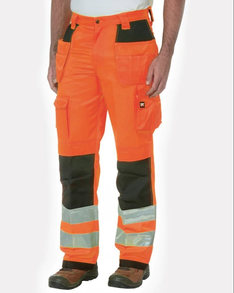 Polyester Orange Industrial Uniform Pant, For Hospital, Size: Medium