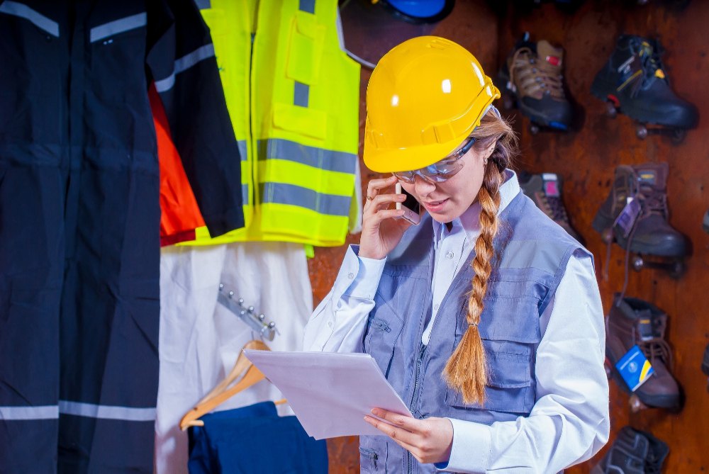 Male Polyester Industrial Workers Safety Uniform