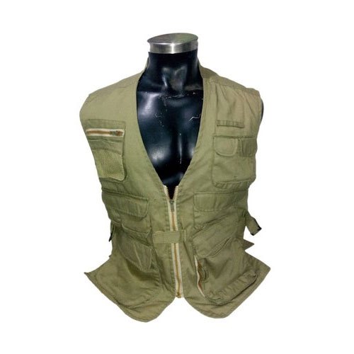 Sleeveless Casual Wear Safari or photographer jackets, Size: Medium