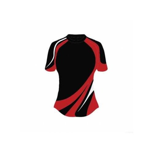 Polyester Half sleeves Women\'\'S Rugby Uniform