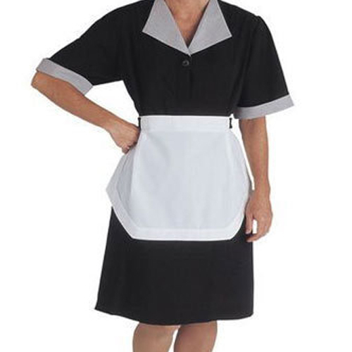 Half Sleeves Cotton Ladies Housekeeping Uniform