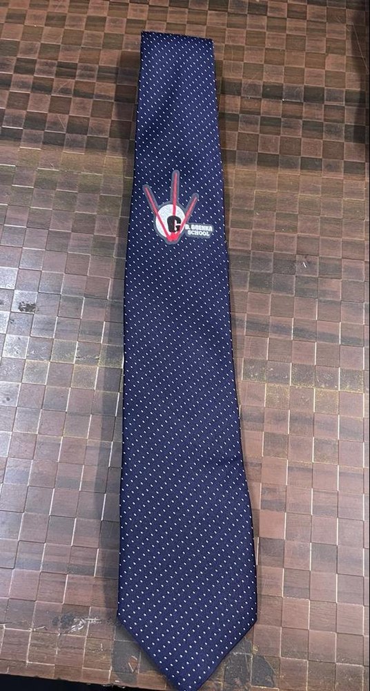 Polyester College Uniform Tie, For School, Packaging Type: Plastic Bag