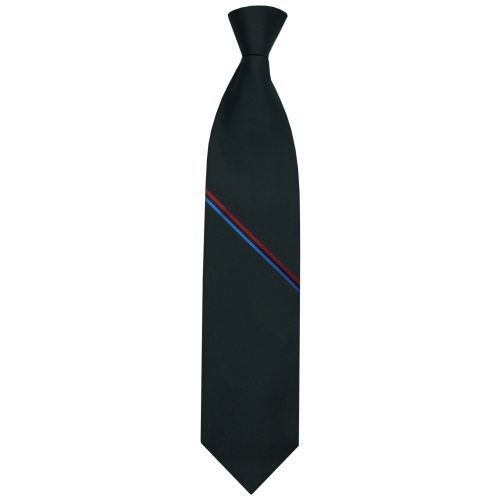 Black Striped School Uniform Tie