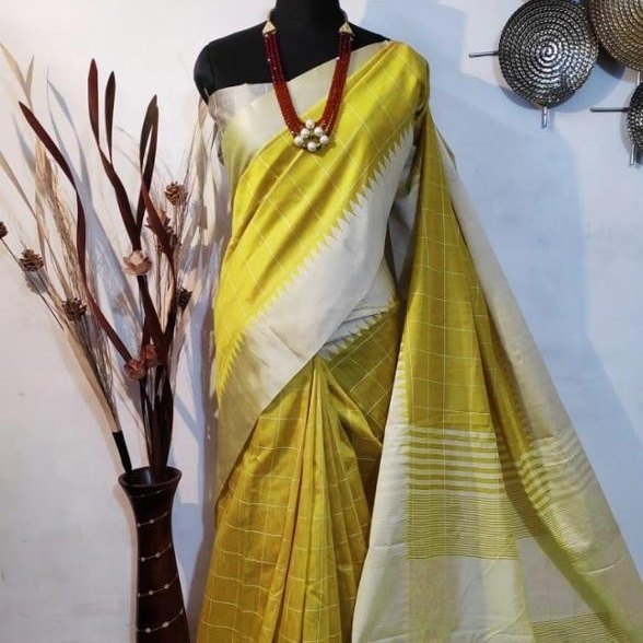 Festive Wear Weaving Pure Raw Silk Sarees, 6.3 M (With Blouse Piece)