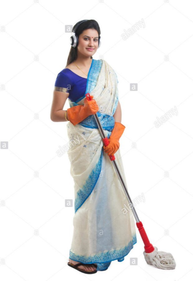 Housekeeping Saree, For Office, Size: Free size