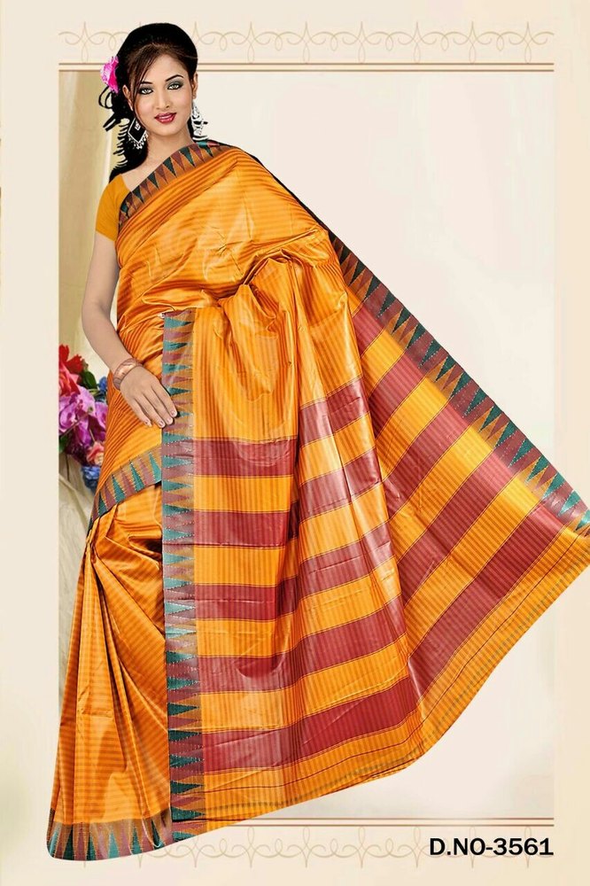 KB Fabrics Four Uniform Saree, 6.3 m (with blouse piece)