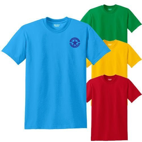 Terry Rayon Gender: Men Logo T Shirt, Size: Large