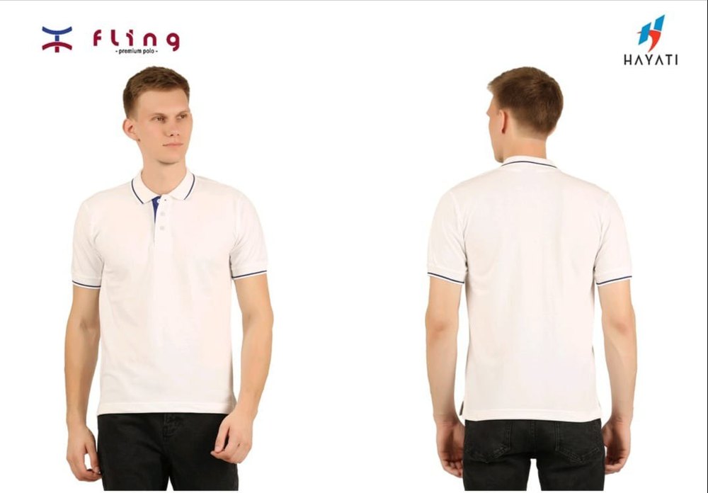 Male Cotton Custom Logo Polo T Shirts