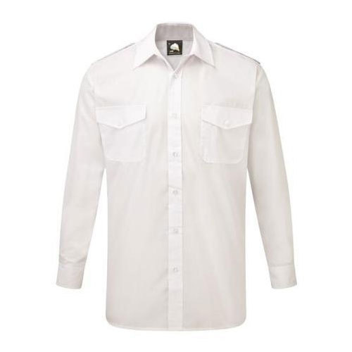 Cotton Premium Pilot Full Sleeves Shirt, Size: Medium And Large