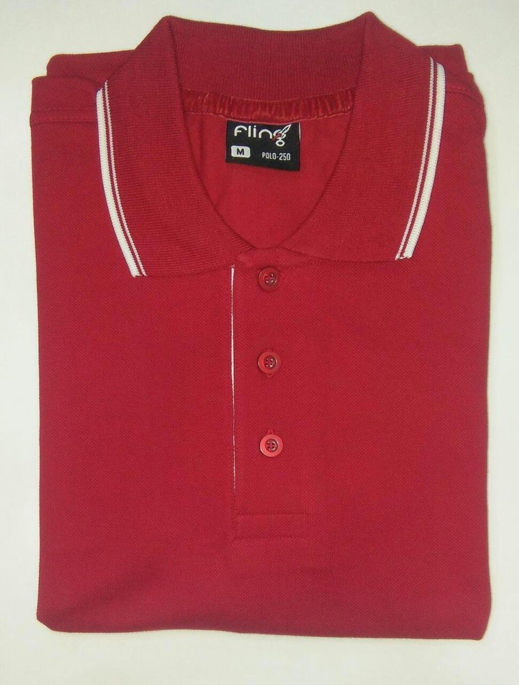 Cotton Men Corporate Polo T Shirts, Size: Small