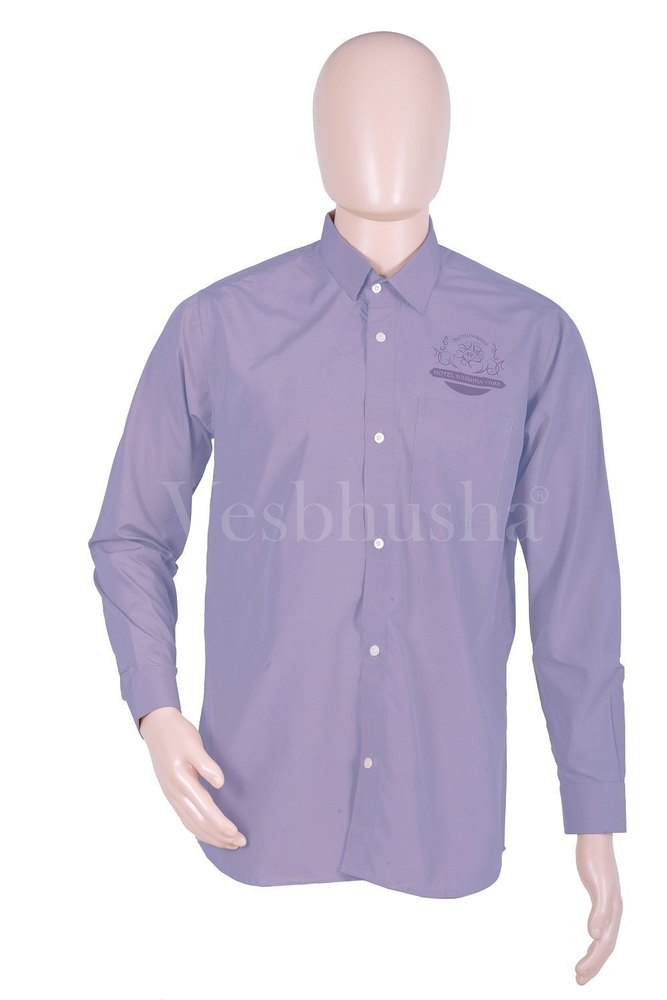 Plain Cotton Mens Corporate Uniform Shirt, Full sleeves