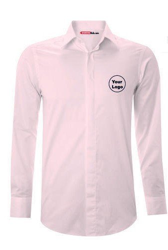 Poly Cotton Plain/Solid Men Corporate Shirt, Full or Long sleeves