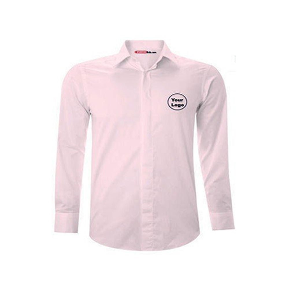 White Men Poly Cotton Corporate Shirt, Full or Long sleeves