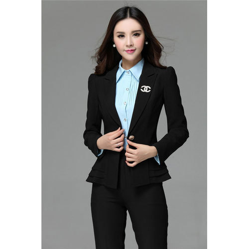 Cotton Full Sleeves Ladies Corporate Uniform