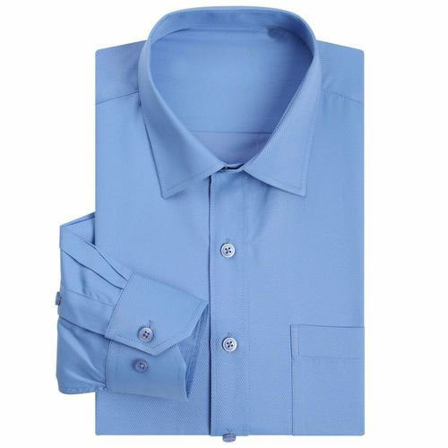 Blue Cotton Corporate Shirt