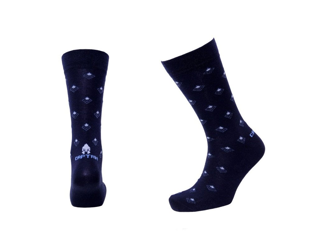 Printed Mens Regular Socks, Mid Calf / Crew