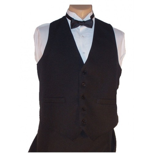 Cotton Black and White Catering Uniform