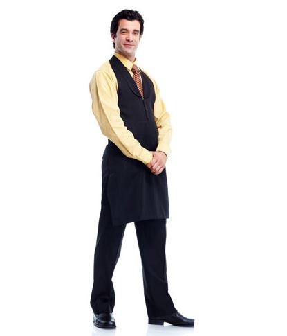 Polyester Men Black Hotel Uniform