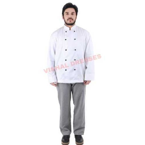 White Plain Chef Coat, Size: 30 To 44