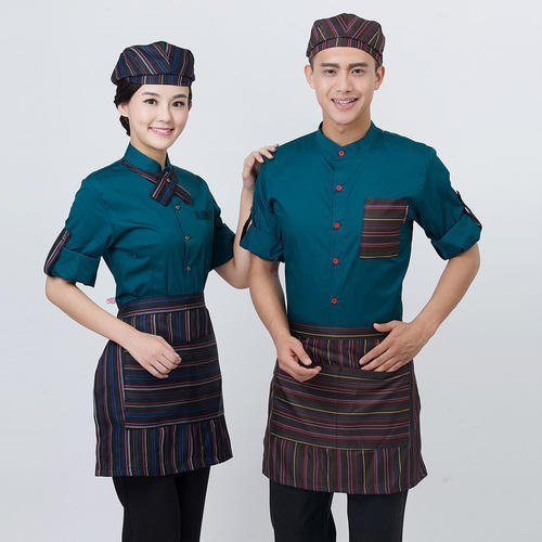 Cotton Unisex Restaurant Uniform