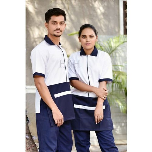 2 shirt and 2 pant Cotton Waiter Uniform, Size: Small