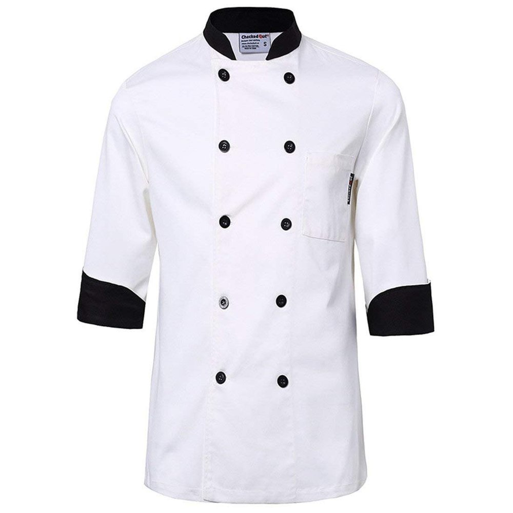 Polyester White Catering Uniform, Size: Large