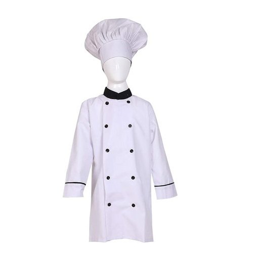 Cotton White Catering Uniform, For Chef, Size: Large