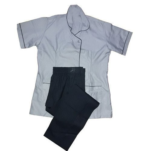 Polyester White Catering Uniform, Size: Large