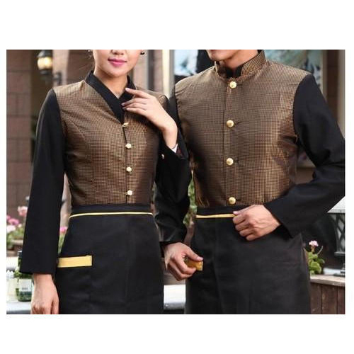 Cotton Designer Catering Uniform, Size: Medium And Large