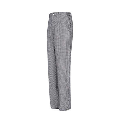 Grey Cotton Chef Pants, Machine Wash, Size: 32