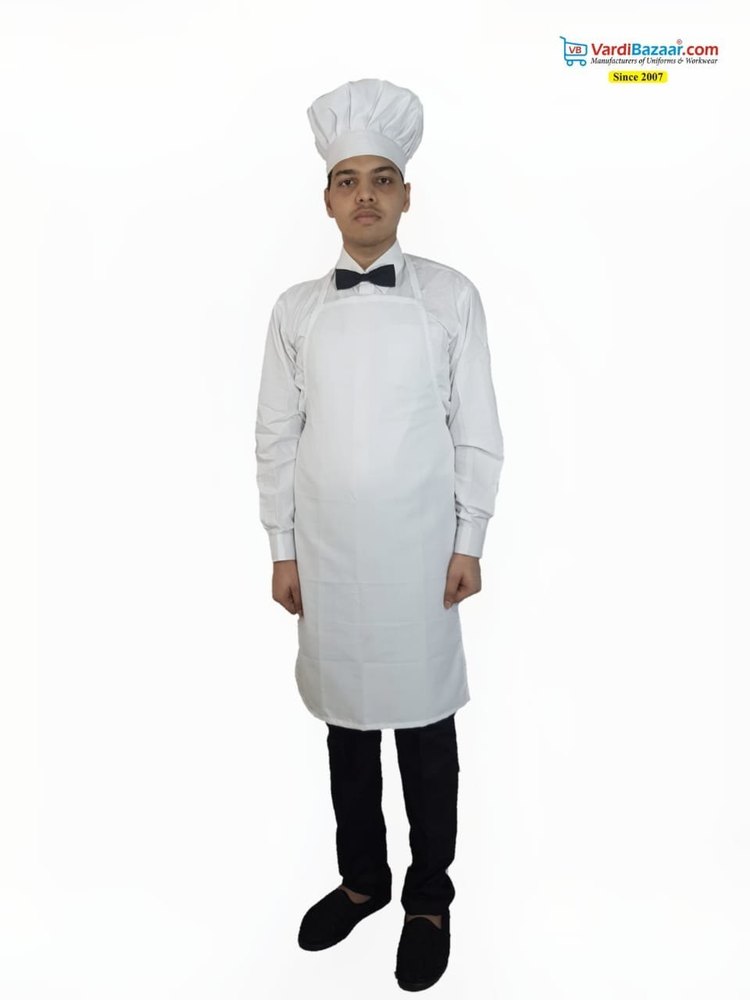 Cotton, Polyester Hotel Chef Uniform, Handwash