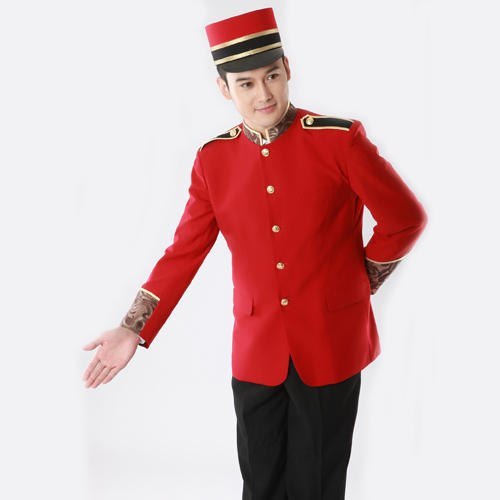 Poly Cotton Men Hotel Bell Boy Uniform, Size: S-M-L-XL