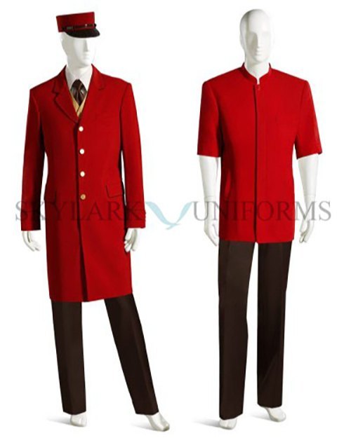 Hotel Bell Boy Uniform