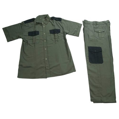 Teri Cotton Green Security Guard Uniform