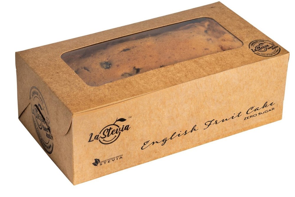250g LaStevia English Fruit Cake, Packaging Type: Box, Packaging Size: 7cm X 7cm X 15cm