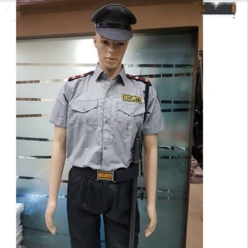 Cotton Grey(Shirt) Security Guard Uniform Shirt