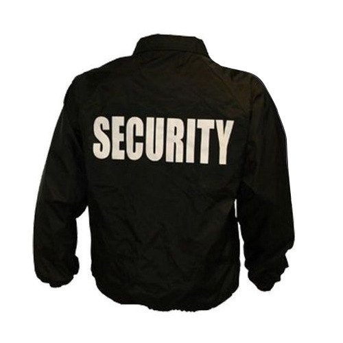 Polyester Black Hospital Security Jacket, Size: L To XXL