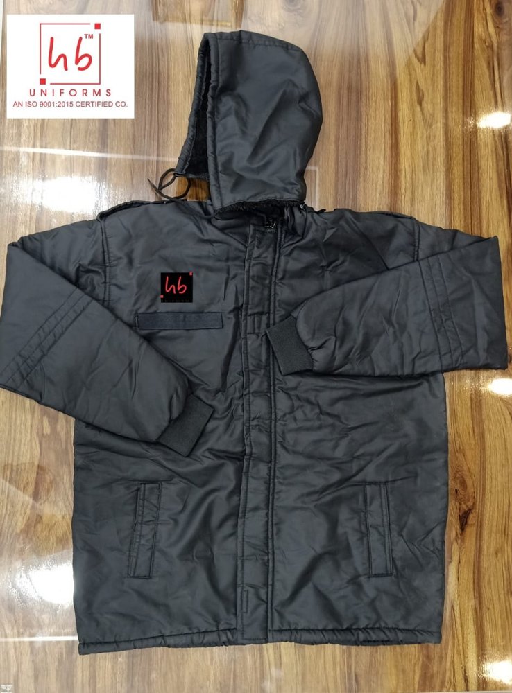 Black Security Guard Jacket