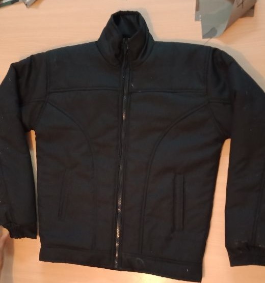 Black Men Cotton Security Jacket