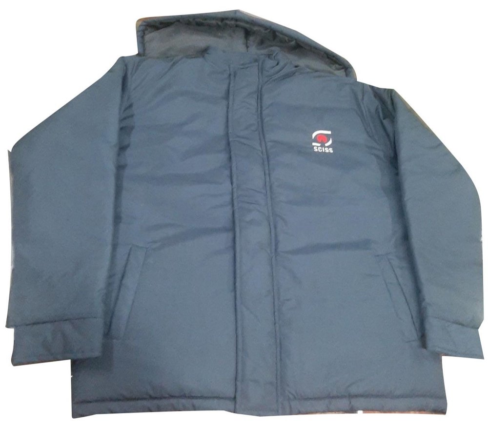 NS Blue Water Proof Security Jacket, Size: 36