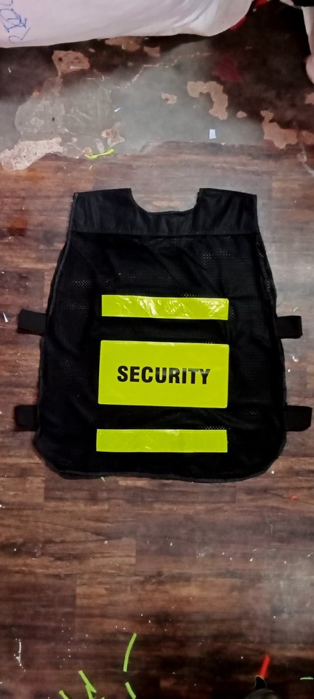 Polyester Security Reflective Safety Jacket, For Construction, Gsm: 90gsm