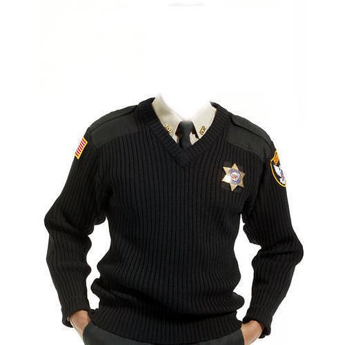 Men Cotton Security Sweater