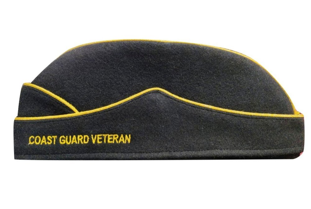 Black Blazer Coast Guard Side Cap, Size: Standard