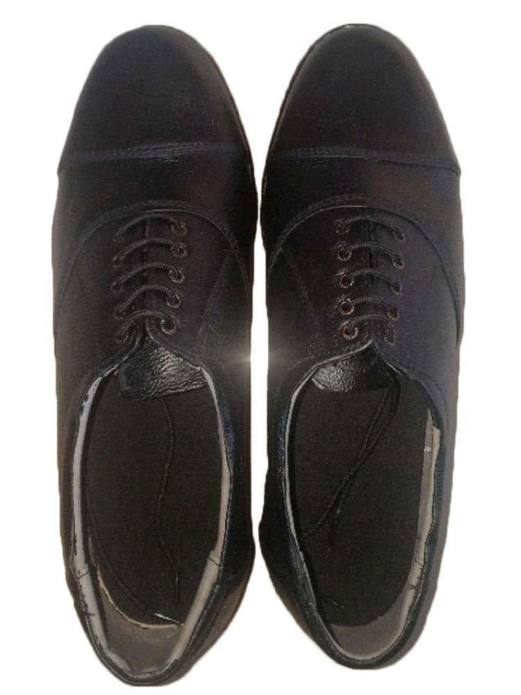 Black Men Security Shoes, Size: 6-10