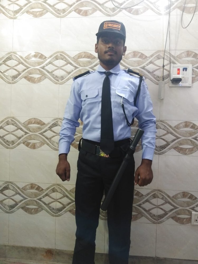 Black Male Security Guard Uniform