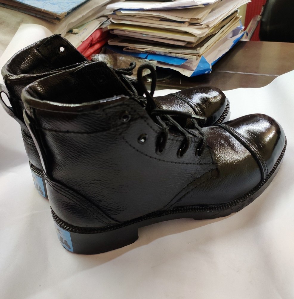 Dms Shoe Real leather Security Guard Shoes