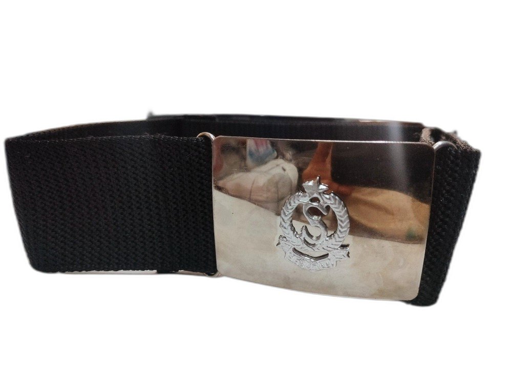 Polyester Black Security Guard Belt, Size: Medium