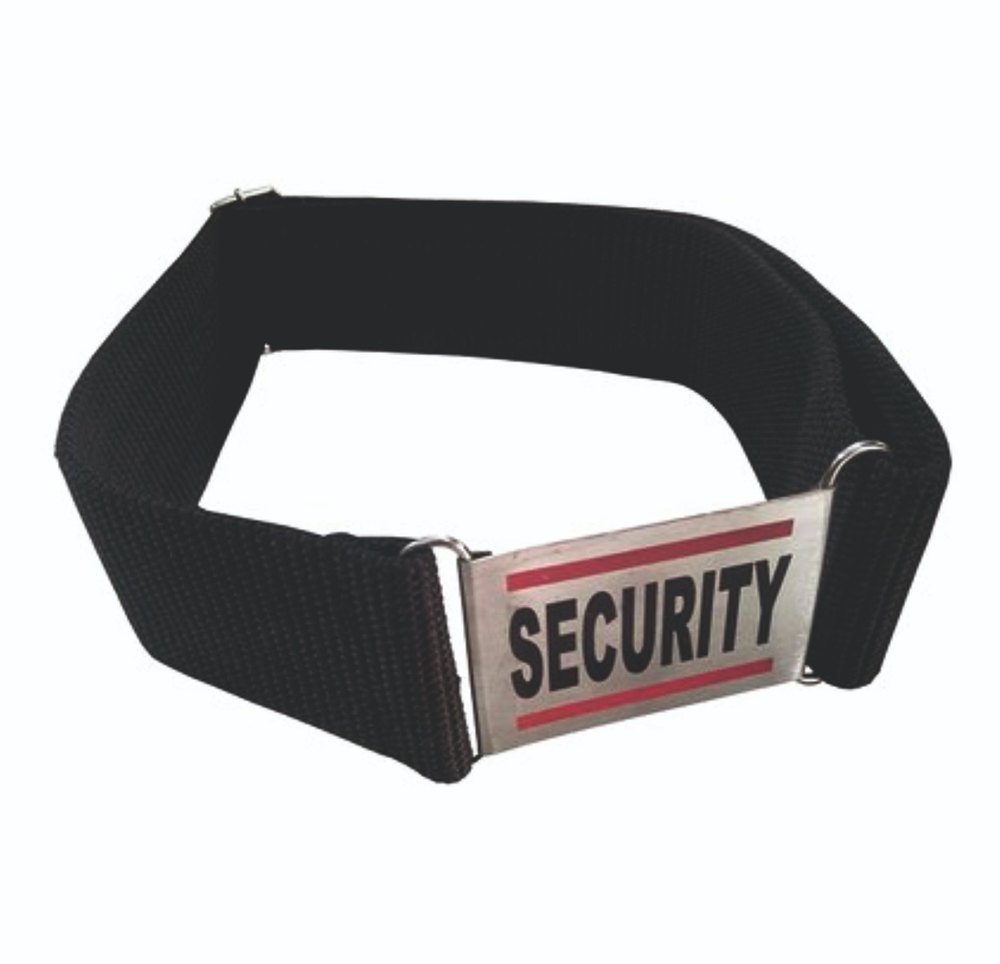 Black Unisex Security Guard Uniform Belts